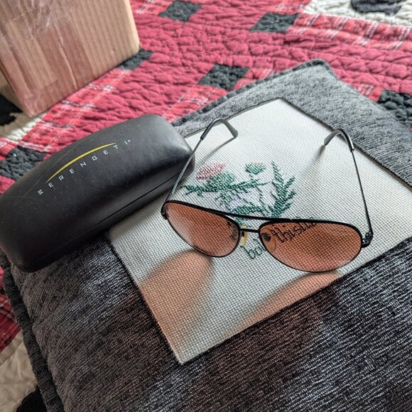 Serengeti Aviator Sunglasses and Case DR5226 Driver Essential Japan